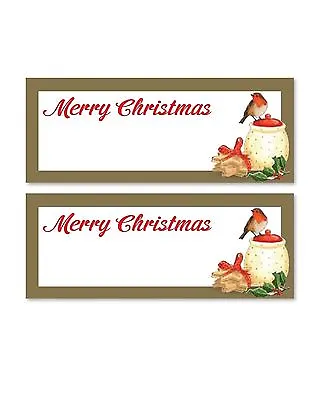 £2.49 • Buy 24 Robin Xmas Party Table Name Number Place Cards Settings Favour Decor Dinner