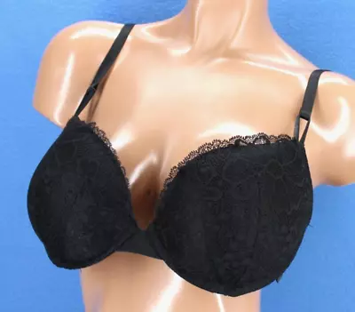 Victoria Secret Underwire Padded Push Up Bra Size 32DD #D6891 • $13.99