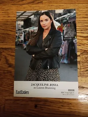 Jacqueline Josssa (EASTENDERS) UNSIGNED CAST CARD • £10