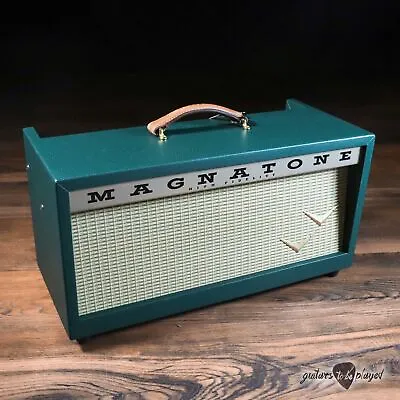 Magnatone Panoramic Stereo 12+12W Reverb/Vibrato Tube Head – Dark Green* • $3299