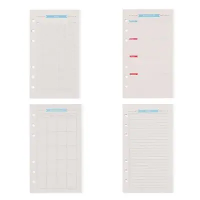 Notebook Agenda Pocketbook A6 Notebook Inner Core Loose-leaf Refill Refillable • $14.38