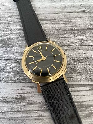 Hamilton Titan Man’s Vintage Electric Wristwatch Black Dial • $53