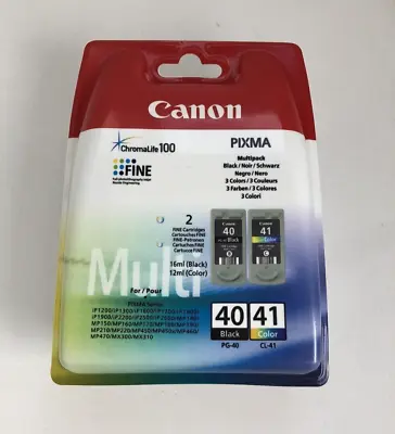 Original Canon PG-40/CL-41 Ink Cartridge - Multipack - Sealed • £32