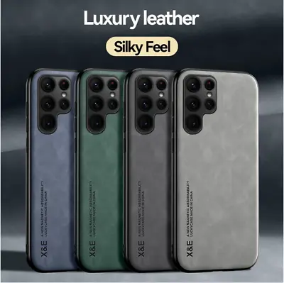 SAMSUNG GALAXY Magnetic Leather Case For S24 S23 S21 S22 Ultra S10 Plus Note 10 • $8.50