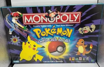 Vintage 1999 Hasbro Pokemon Collector's Edition Monopoly Board Game Sealed • $209.99