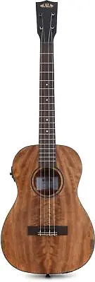 Kala Curly Mango Baritone Acoustic-electric Ukulele - Natural Satin • $279