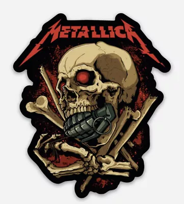 Metallica Logo Die Cut Vinyl Sticker Decal • $2.99