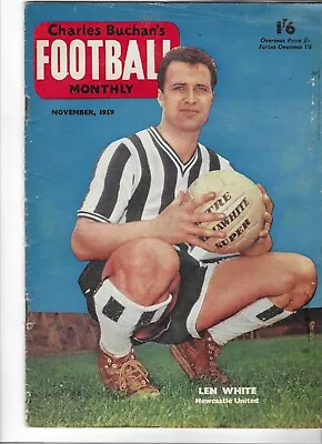 Charles Buchan`s Football Monthly  November  1959 • £1
