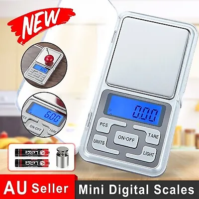 Mini Pocket Digital Scales 0.01g Balance Gram Gold Jewellery Precision Weight AU • $15.49