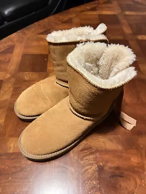 UGG Australia Bailey Bow II Winter Women's Boots Brown Suede - Size 9 • $64.99