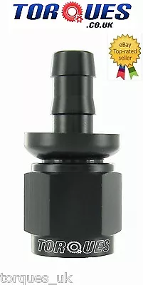 £4.59 • Buy AN -6 (AN6) STRAIGHT To 8mm 5/16  Barbed Fitting Black