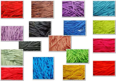 Oval Laces Plain Colours Various Long Lengths For Fashion Trainers Sports Shoes  • £3.05