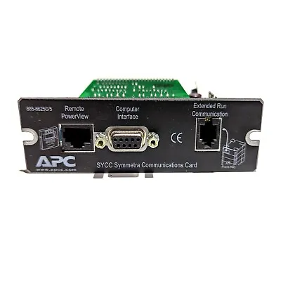 APC SYCC Symmetra Communications Card 885-6625C/5 640-0402C • $15