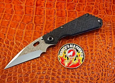 MICK STRIDER CUSTOM SnG CONCEALED CARRY CROSS HATCH W/MAGMA BLADE MULTI Ti • $2690