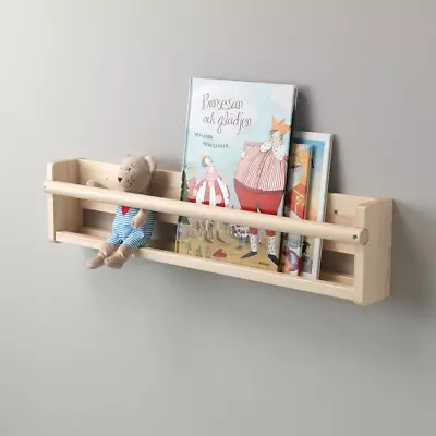 IKEA FLISAT Wall Storage Solid Pine 70x9x16 Cm • £25.87