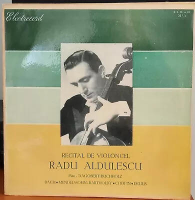 Bach Mendelssohn ... Radu Aldulescu Cello - ELECTRECORD ECD-35 10  • $6.99