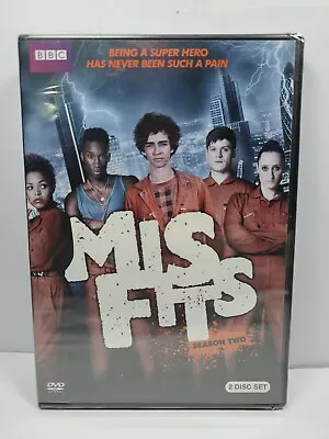 Misfits: Season Two (DVD 2013 2-Disc Set) NEW SEALED Lauren Socha • $14.11