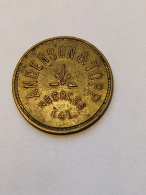 $79.95 • Buy  Trade Token Needles California Anderson & Topp Saloon Token