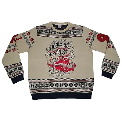 Numskull Harry Potter Christmas Jumper Hogwarts Express Ugly Xmas Sweater XL • £29.99