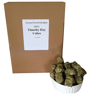 5 Lb Timothy Hay Mini Cubes For Pets • $24.42