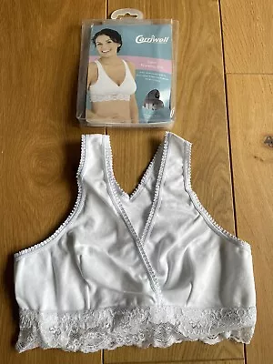 Carriwell Cotton Non-wired Maternity Sleep Bra White Size Small • £10