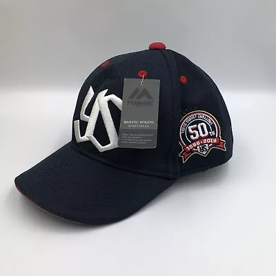 #NR Tokyo Yakult Swallows　Baseball Cap Hat 50th  1969- 2019 Majestic 52-56 Cm • $75