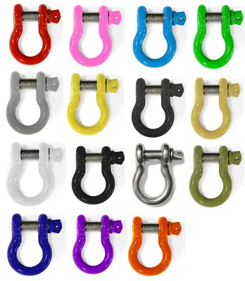 3/4  Bumper D-Ring Shackle Color Options For  Jeep Wrangler 4x4 Steinjager • $21.99