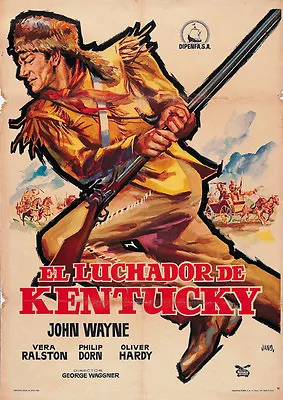 The Fighting Kentuckian (1949) John Wayne Cult Western Movie Poster Print  • $6.49