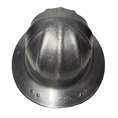 B. F. McDonald Co. Aluminum Hard Hat Los Angeles With Liner 1940s Vintage • $90