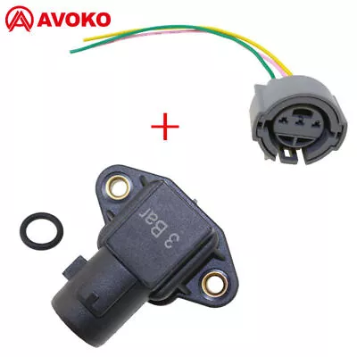 Turbo 3 Bar (3Bar) Map Sensor For Honda D16 D15 B16 B18 B17 H22 With Plug Boost • $14.72