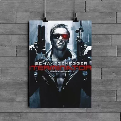 £3.99 • Buy Terminator V2  Poster Glossy 240gsm Size A1 A2 A3 A4 Framed &Unframed