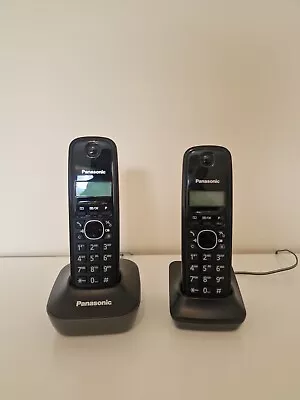 Panasonic KX-TG1611E Due Wireless Landline Phones • £17.99