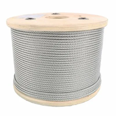 1/4  Stainless Steel Aircraft Cable Wire Rope 7x19 Type 304 • $58.29