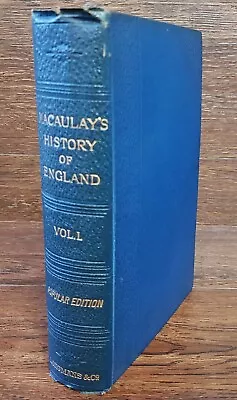 The History Of England By Lord Macaulay 1889 • £8.99