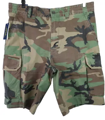 Polo Ralph Lauren Military Cargo Camo Shorts  Men Size 36 • $59.97