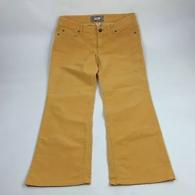 J.Crew Gold Corduroy Pants Bootcut Size 10 Short Mustard Gold With Stretch • $36.12