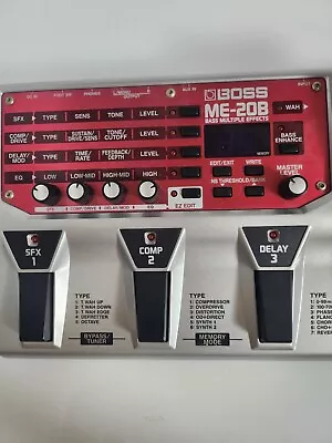 BOSS ME-20B Bass Multiple Effects Processor Multi Guitar Effect Pedal • $87