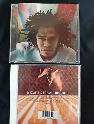 MAXWELL 2 CD LOT:  Restored MINT New Cases Urban Hang Suite+Embrya • $5.99