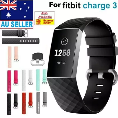 For Fitbit Charge 3 Band Strap Silicone Accessories Wristband Replacement Strap  • $8.69