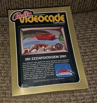 $199.99 • Buy SEALED NEW Vtg BALLY ASTROCADE VIDEOCADE GAME CARTRIDGE 280 Zzzap Dodgem 2001 