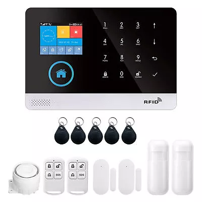 433MHz Wireless WIFI +GSM Auto-dial Alarm Security System Smart Home System A7B9 • $54.67