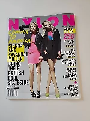 Nylon Magazine Sienna & Savannah Miller November 2007 Daft Punk Kristen Stewart  • $18.88