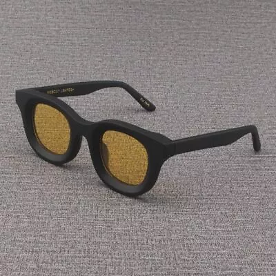 Black MOSCOT LEMTOSH Sunglasses Men Matte Thick Frame Glasses Polarized Women • $56.99