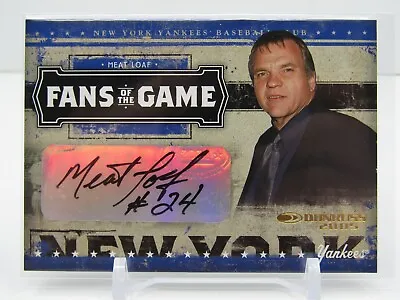 $229 • Buy Meat Loaf 2005 Donruss Fans Of The Game Autograph Auto! Yankees! 