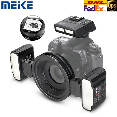 Meike MK-MT24 II Macro Twin Lite Flash With Trigger For Nikon Digital SLR Camera • $339