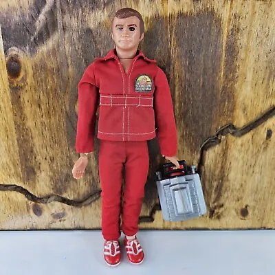 1973 Kenner Six Million Dollar Man 12  Figure Bionic Grip & Engine Block WORKS • $169.95