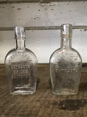 Antique Bottles Flasks McCormick Spice Baltimore MD 2 Variations • $24.99