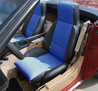 For Chevy Corvette C4 Type3 1984-1993 Black/blue Iggee Custom Fit Seat Covers • $159