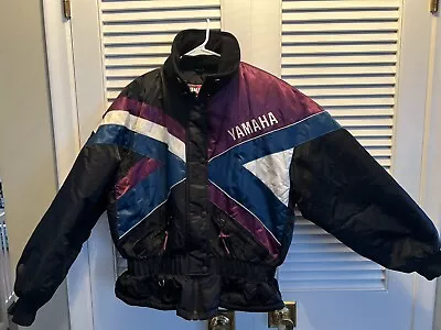 Vintage Yamaha Racing Woman’s Cold Weather Snowmobile Jacket Size LG • $59