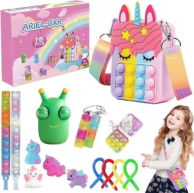 Fidget Girls Toys PackGirls Toys For 3 4 5 6 7 8 9 10 11 12 Year Old Sensory T • £14.53